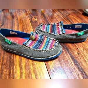 Twisted X Serape Driving Moccasin size 7 1/2
